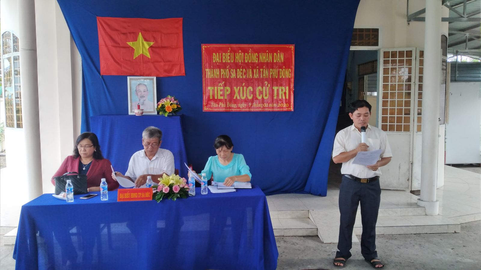 Tổ Đại biểu HĐND Thành phố Sa Đéc đơn vị xã Tân Phú Đông